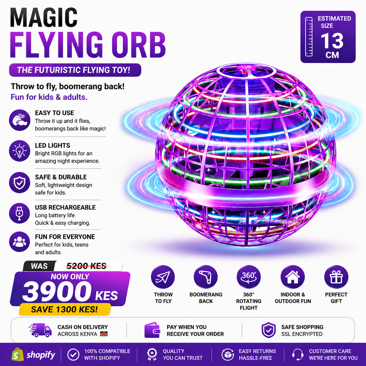 The Original Fly Orb Magic Ball Toy